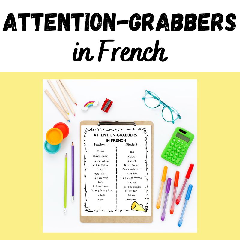 AttentionGrabbers in French At the Heart of Something Special